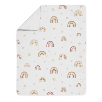 5pc Rainbow Toddler Bedding Set - Sweet Jojo Designs 3 5pc Rainbow Toddler Bedding Set - Sweet Jojo Designs