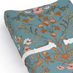 Sweet Jojo Designs Girl Changing Pad Sheet Boho Floral Wildflower Blue Orange And Pink -Sweet Jojo Designs Shop GUEST b5fc8fdc ff81 4104 a45a 6ac1b456f644
