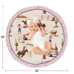 Sweet Jojo Designs Girl Baby Tummy Time Playmat Western Cowgirl Pink Brown And Beige -Sweet Jojo Designs Shop GUEST b62f9d27 036b 4476 ba70 bff783eb9ec2
