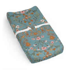 Sweet Jojo Designs Girl Changing Pad Sheet Boho Floral Wildflower Blue Orange And Pink -Sweet Jojo Designs Shop GUEST ba650e82 9a31 4f76 bf49 df6fe57c9a34