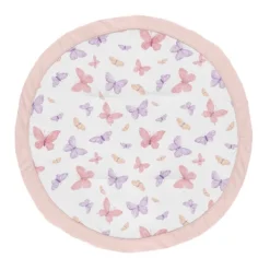 Sweet Jojo Designs Girl Baby Tummy Time Playmat Butterfly Blush Pink And Purple -Sweet Jojo Designs Shop GUEST c4742c41 dc95 4b26 9b2d dad483d65511