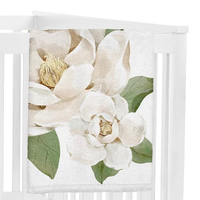 Sweet Jojo Designs Girl Baby Milestone Blanket Watercolor Magnolia Green And Ivory 3 Sweet Jojo Designs Girl Baby Milestone Blanket Watercolor Magnolia Green And Ivory