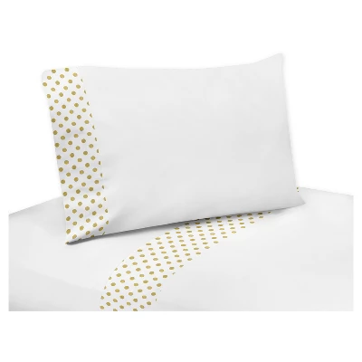 Pink & Gold Amelia Bedding Set (Toddler) - Sweet Jojo Designs 4 Pink & Gold Amelia Bedding Set (Toddler) - Sweet Jojo Designs - Image 2