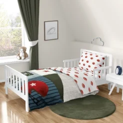 Sweet Jojo Designs Boy Toddler Bedding Set Football Green Brown And Red 5pc -Sweet Jojo Designs Shop GUEST cfeb00e9 07b0 4ae8 bd19 8c8139762afb
