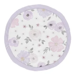 Sweet Jojo Designs Girl Baby Tummy Time Playmat Watercolor Floral Purple Pink And Grey -Sweet Jojo Designs Shop GUEST d1be65e4 f88a 4118 8f08 f04d14040cdb