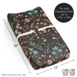 Sweet Jojo Designs Girl Changing Pad Sheet Boho Floral Wildflower Orange Black And Blue -Sweet Jojo Designs Shop GUEST d2e270e2 eb5e 4655 8e87 10ccfed4e7b4