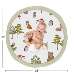 Sweet Jojo Designs Boy Girl Gender Neutral Unisex Baby Tummy Time Playmat Watercolor Woodland Forest Animals Multicolor -Sweet Jojo Designs Shop GUEST d37f09b1 4275 4a3d baff 45dd1d98ff71
