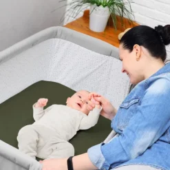 Sweet Jojo Designs Boy, Girl, Gender Neutral Baby Bassinet Fitted Sheets Set Watercolor Woodland Forest Animals Green Brown And Red 2pc -Sweet Jojo Designs Shop GUEST d50158be 4eb4 484f 8420 afb10914eac4