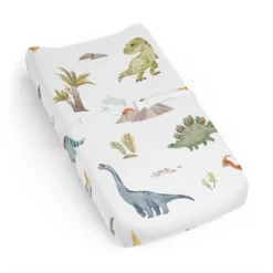 Sweet Jojo Designs Boy Changing Pad Sheet Watercolor Dinosaur Dino Multicolor -Sweet Jojo Designs Shop GUEST d7325e4b 0150 4967 af21 d324329bdee6
