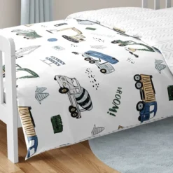 Sweet Jojo Designs Boy Toddler Bedding Set Construction Truck Green Blue And Grey 5pc. -Sweet Jojo Designs Shop GUEST dc27b90a c24b 4b04 b554 070062d19792
