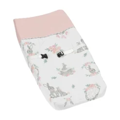 Sweet Jojo Designs Girl Changing Pad Cover Bunny Floral Pink Grey And White -Sweet Jojo Designs Shop GUEST dd0fe038 4942 460f ac85 1f7e5f1dc817