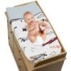 Sweet Jojo Designs Boy Changing Pad Cover Airplane Red Blue And White