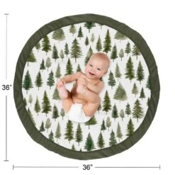 Sweet Jojo Designs Gender Neutral Unisex Baby Tummy Time Playmat Woodland Pine Tree Green And White 8 Sweet Jojo Designs Gender Neutral Unisex Baby Tummy Time Playmat Woodland Pine Tree Green And White -Sweet Jojo Designs Shop GUEST e14b623f c818 4460 96df 21b5ce4d472c