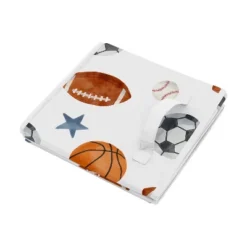 Sweet Jojo Designs Boy Fabric Storage Bins Set Watercolor Sports Theme Blue Brown And Orange -Sweet Jojo Designs Shop GUEST eaf9cf14 a780 490f 966f 35c2e34ca917