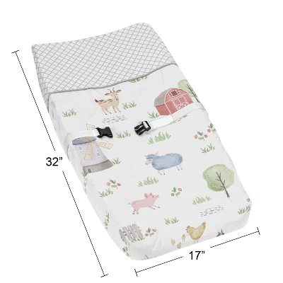 Sweet Jojo Designs Boy Or Girl Gender Neutral Unisex Changing Pad Cover Farm Animals 5 Sweet Jojo Designs Boy Or Girl Gender Neutral Unisex Changing Pad Cover Farm Animals - Image 3