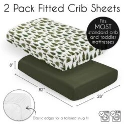 Sweet Jojo Designs Gender Neutral Unisex Fitted Crib Sheets Set Woodland Pine Tree Green And White 2pc 12 Sweet Jojo Designs Gender Neutral Unisex Fitted Crib Sheets Set Woodland Pine Tree Green And White 2pc -Sweet Jojo Designs Shop GUEST ef8c1055 8dc0 4590 9ce9 b2d2ed42c86d