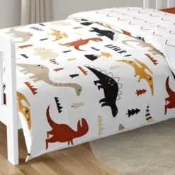 Sweet Jojo Designs Gender Neutral Unisex Toddler Bedding Set Mod Dinosaur Black Tan And Orange 5 Pc -Sweet Jojo Designs Shop GUEST f08406bc 26b3 4733 a243 a89ee2158479
