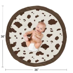Sweet Jojo Designs Girl Boy Gender Neutral Unisex Baby Tummy Time Playmat Western Cowgirl Off White And Brown -Sweet Jojo Designs Shop GUEST f2589e18 1d9c 46ad a464 d7a3763a6493
