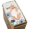 Sweet Jojo Designs Girl Changing Pad Cover Watercolor Floral Blue Pink And White -Sweet Jojo Designs Shop GUEST f9174bb0 3d26 46f8 bedb 362d52726948