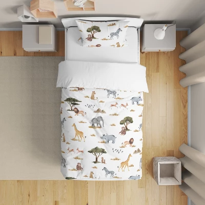 Sweet Jojo Designs Boy Or Girl Gender Neutral Unisex Toddler Bedding Set Jungle Animals Multicolor 5pc 3 Sweet Jojo Designs Boy Or Girl Gender Neutral Unisex Toddler Bedding Set Jungle Animals Multicolor 5pc